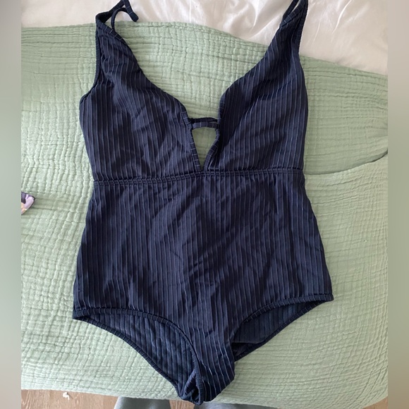 Zimmermann One Piece Navy Swimsuit - Picture 1 of 6